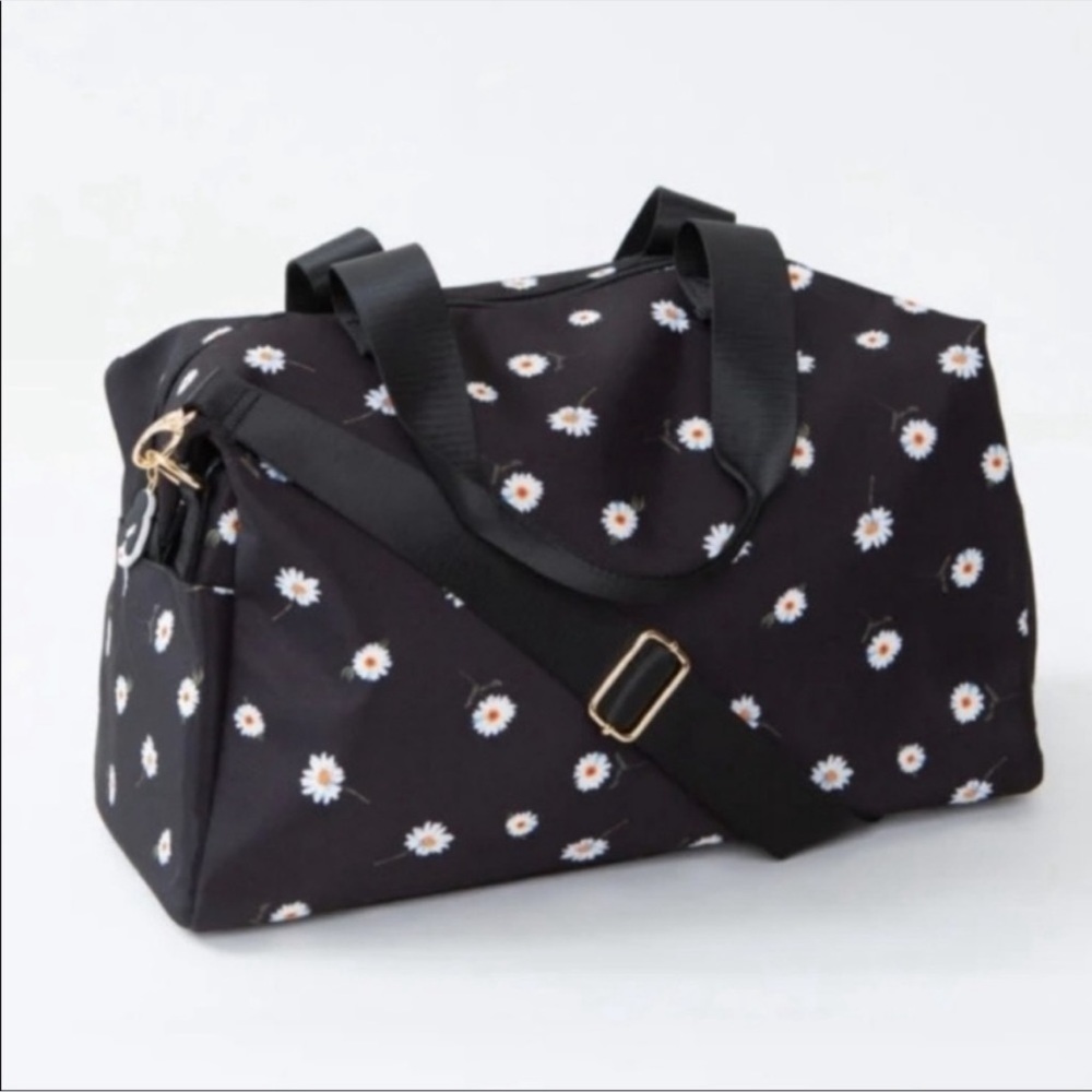 Alice + Olivia floral print canvas tote bag NWT